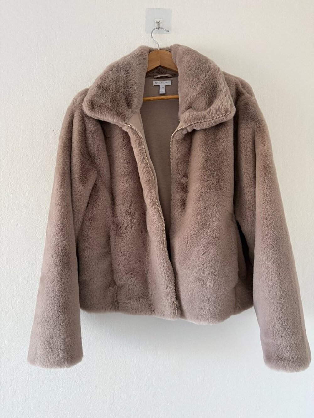 NEW Beyond Yoga Faux Fur Teddy Jacket L